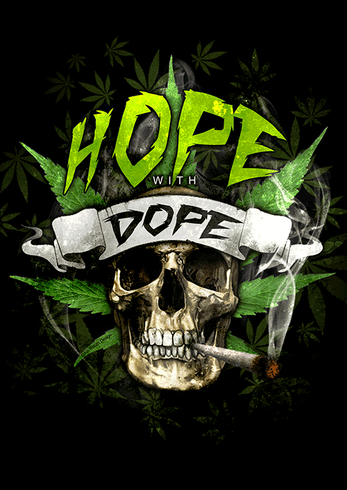 Bild von HOPE WITH DOPE  - STICKER